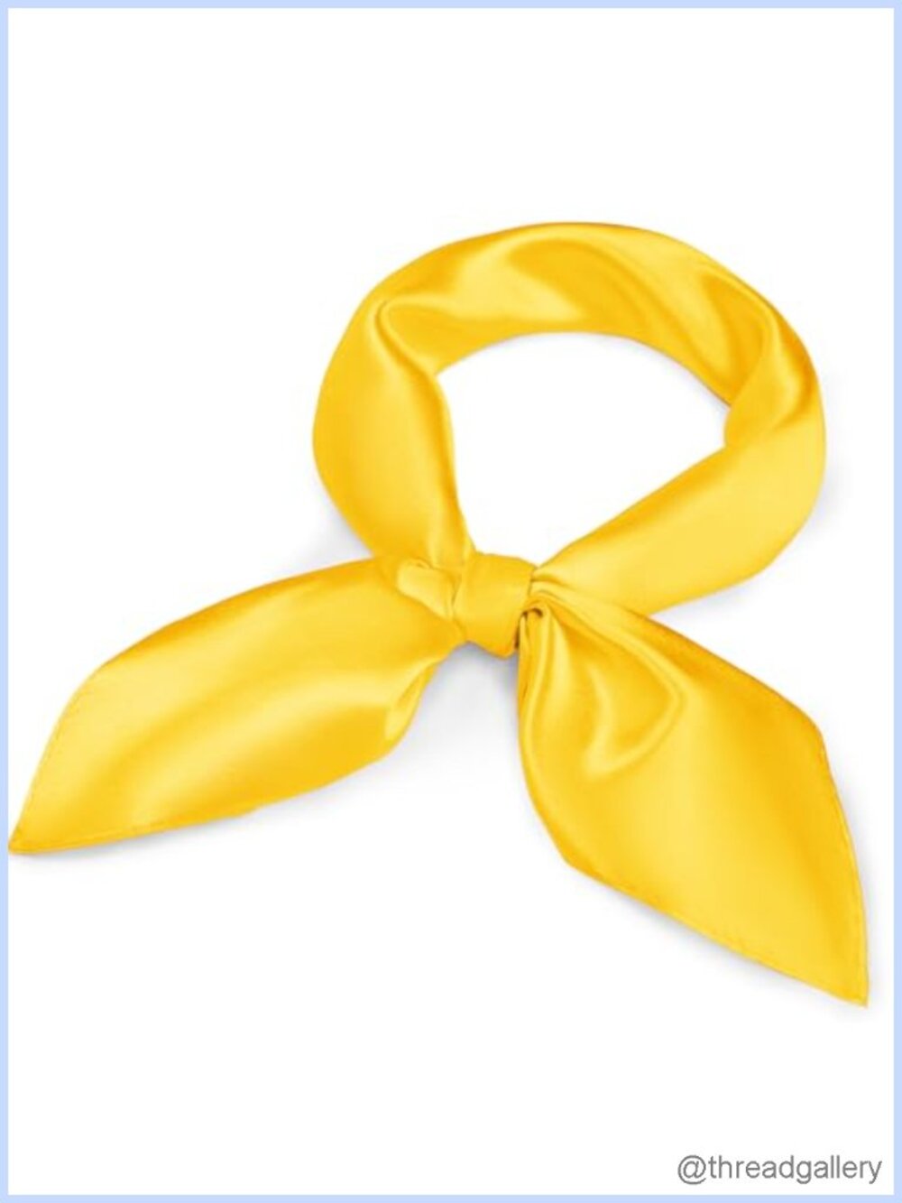 Satin Square Scarf Silk Like Bandana Neck Head Wrap 23.5in